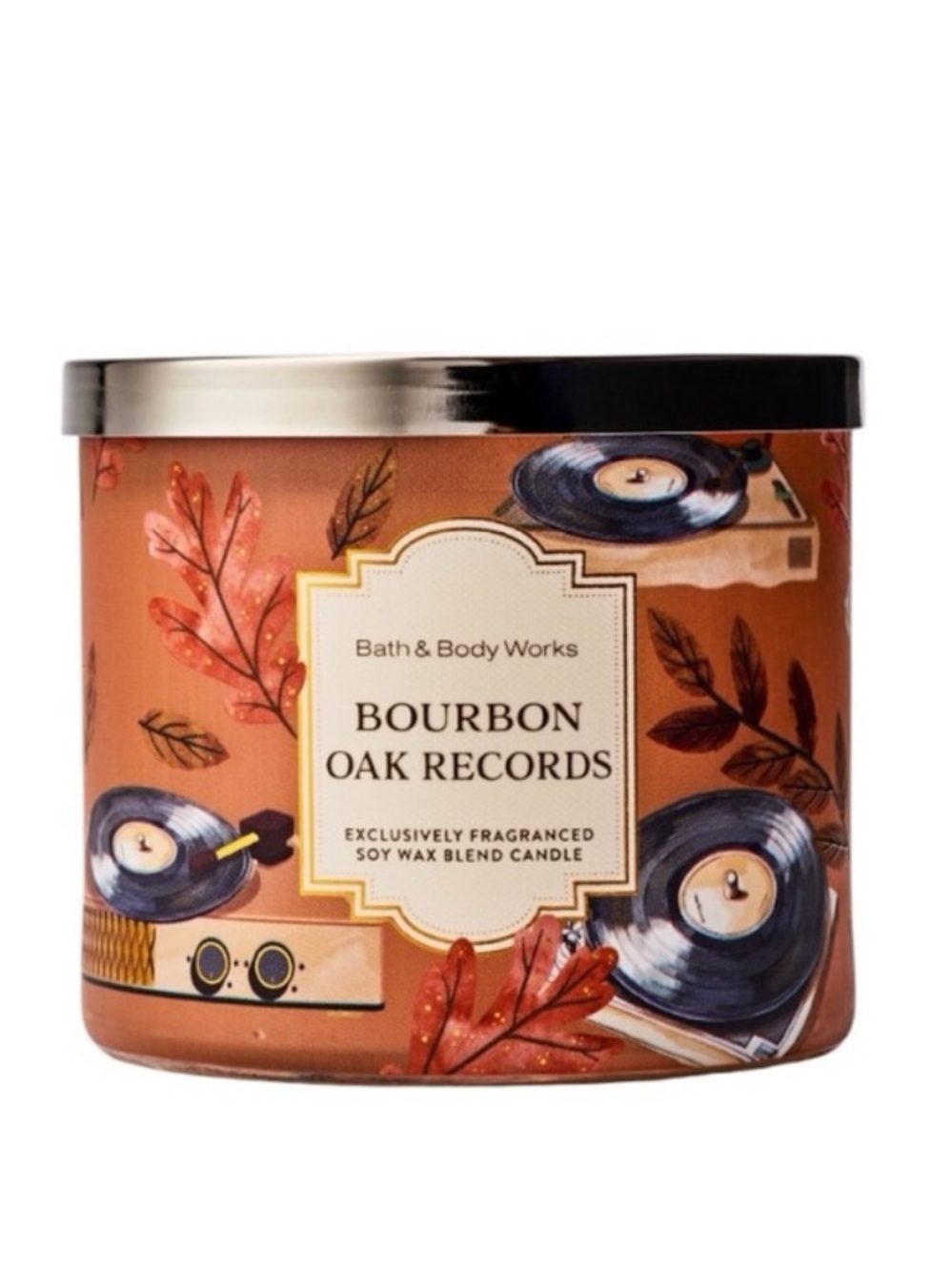 BBW Vintage Record Player 3-Wick
Candle Holder & Bourbon Oak
Records Set - Picture 5 of 15